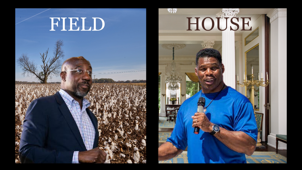 The Georgia U.S. Senate Race Is Between A Field Negro and A House Negro. Pictured: Raphael Warnock and Herschel Walker.